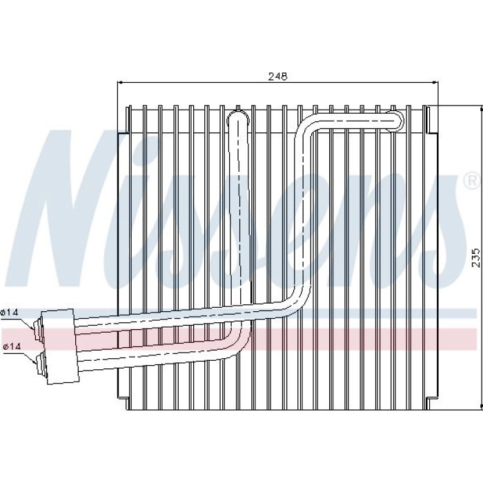 Nissens 92265 Verdampfer, Klimaanlage Nissens 92265 Verdampfer, Klimaanlage