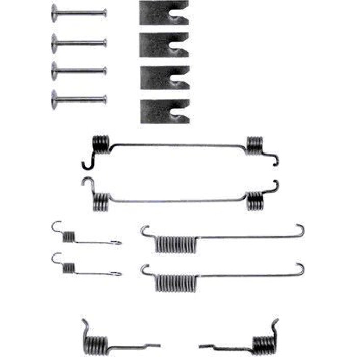 Hella 8DZ 355 200-301 Zubehörsatz, Bremsbacken Hella 8DZ 355 200-301 Zubehörsatz, Bremsbacken