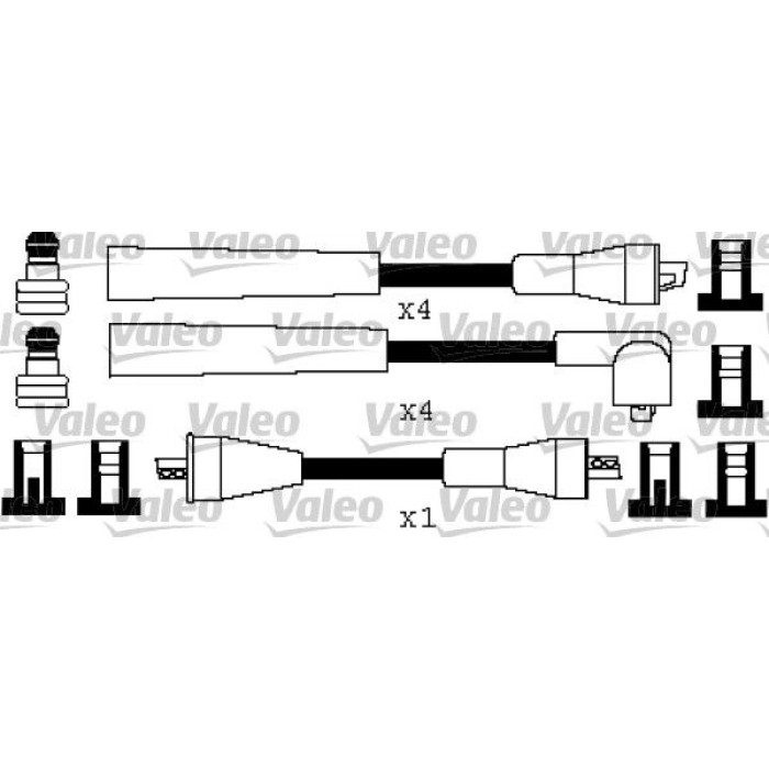 Valeo 346412 Zündleitungssatz Valeo 346412 Zündleitungssatz