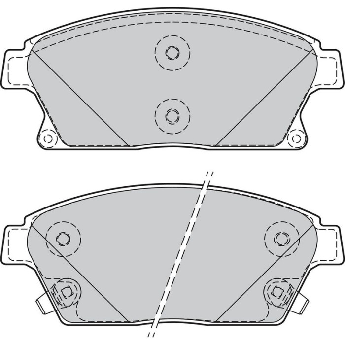 Valeo 601070 Bremsbelagsatz, Scheibenbremse