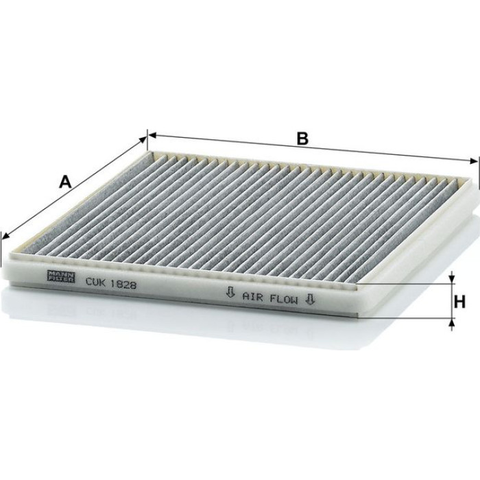 MANN-FILTER CUK 1828 Innenraumfilter, Aktivkohlefilter MANN-FILTER CUK 1828 Innenraumfilter, Aktivkohlefilter