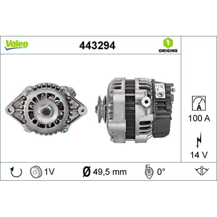 Valeo 443294 Generator ORIGINS