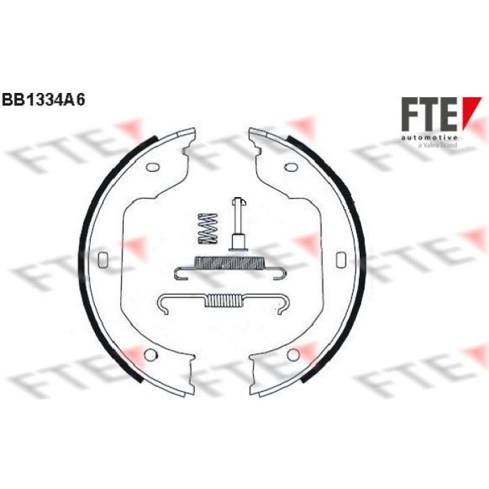 FTE 9100089 Bremsbackensatz, Feststellbremse FTE 9100089 Bremsbackensatz, Feststellbremse
