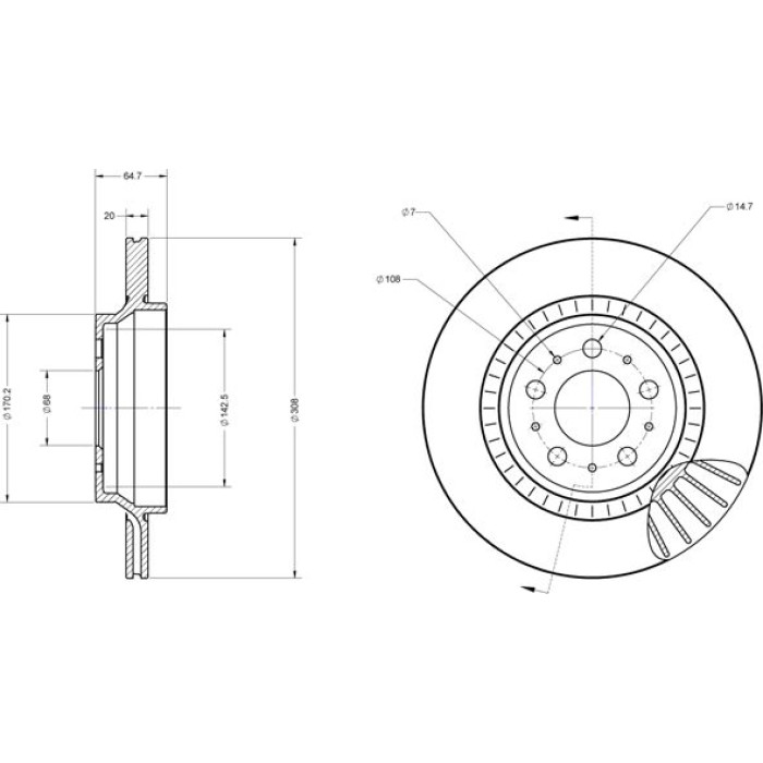 Bremsscheibe 6110378