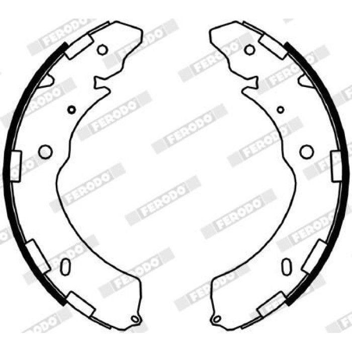Ferodo FSB4052 Bremsbackensatz PREMIER Ferodo FSB4052 Bremsbackensatz PREMIER