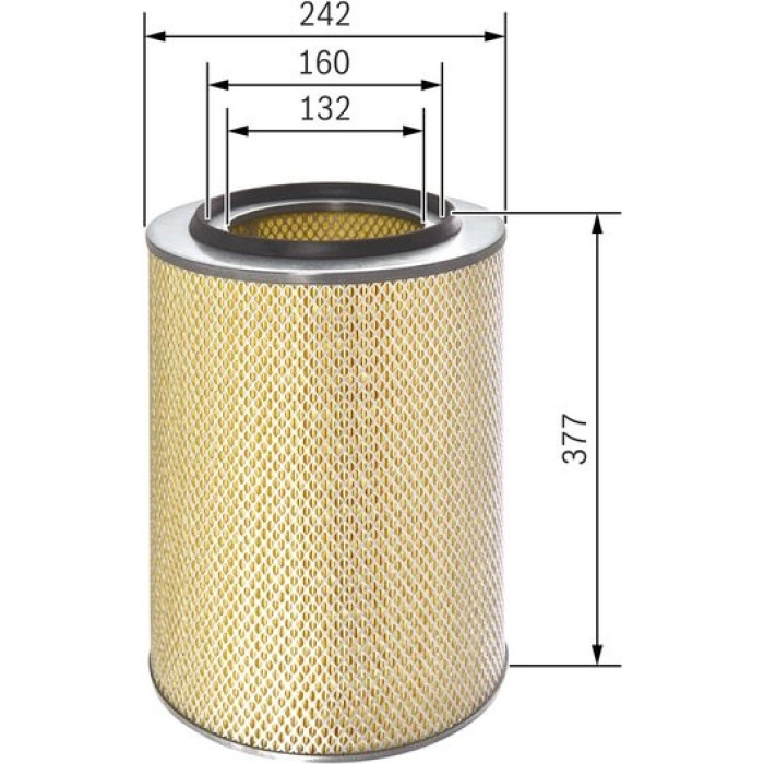 BOSCH 1 457 433 651 Luftfilter