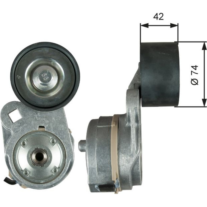 Gates T38718 Riemenspanner, Keilrippenriemen FleetRunner™