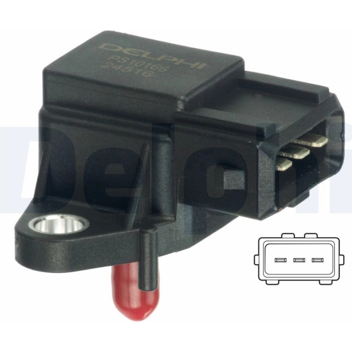 Delphi PS10166 Sensor, Saugrohrdruck Delphi PS10166 Sensor, Saugrohrdruck