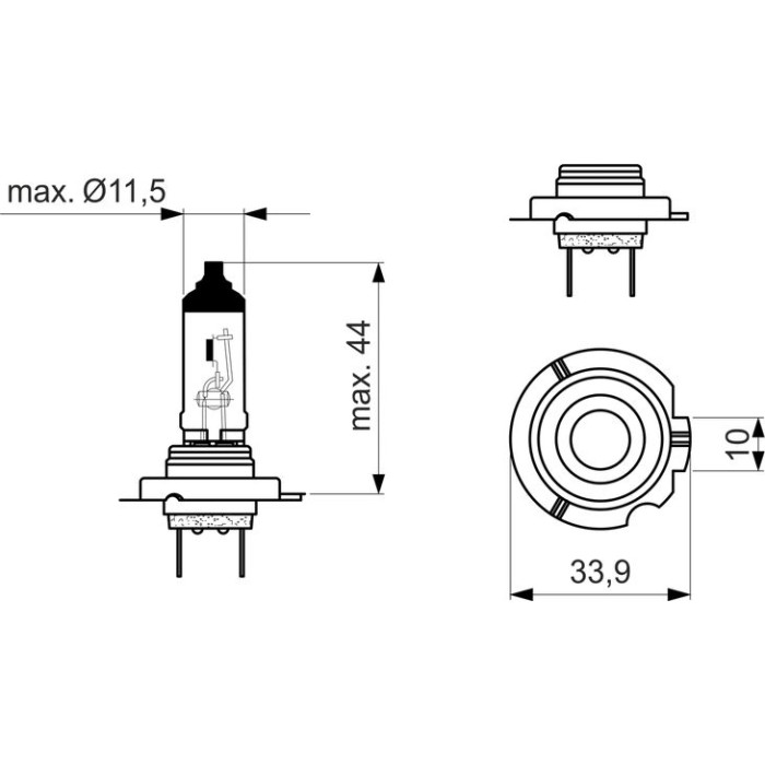 BOSCH 1 987 302 091 Glühlampe, Fernscheinwerfer Pure Light WS