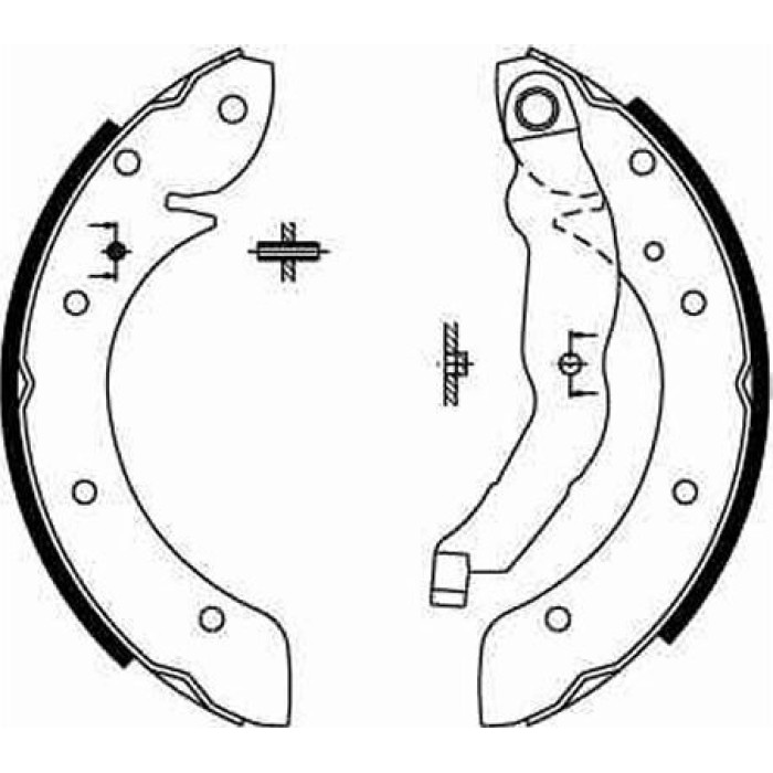 TRW GS8567 Bremsbackensatz TRW GS8567 Bremsbackensatz