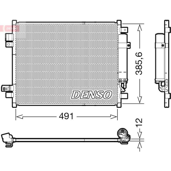 Denso DCN46034 Kondensator, Klimaanlage Denso DCN46034 Kondensator, Klimaanlage
