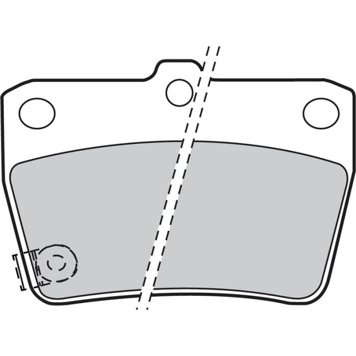 Valeo 598673 Bremsbelagsatz, Scheibenbremse