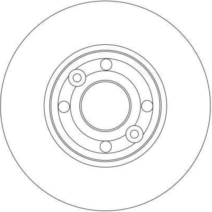 TRW DF4364 Bremsscheibe