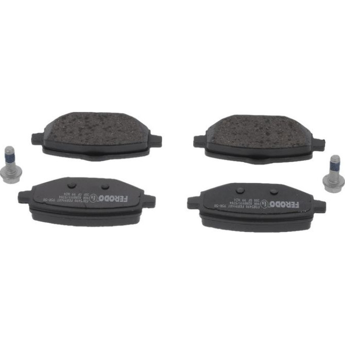 Ferodo FDB5490 Bremsbelagsatz, Scheibenbremse PREMIER ECO FRICTION Ferodo FDB5490 Bremsbelagsatz, Scheibenbremse PREMIER ECO FRICTION