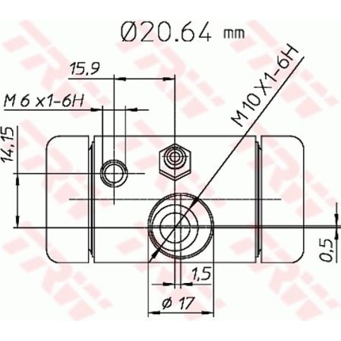TRW BWF290 Radbremszylinder