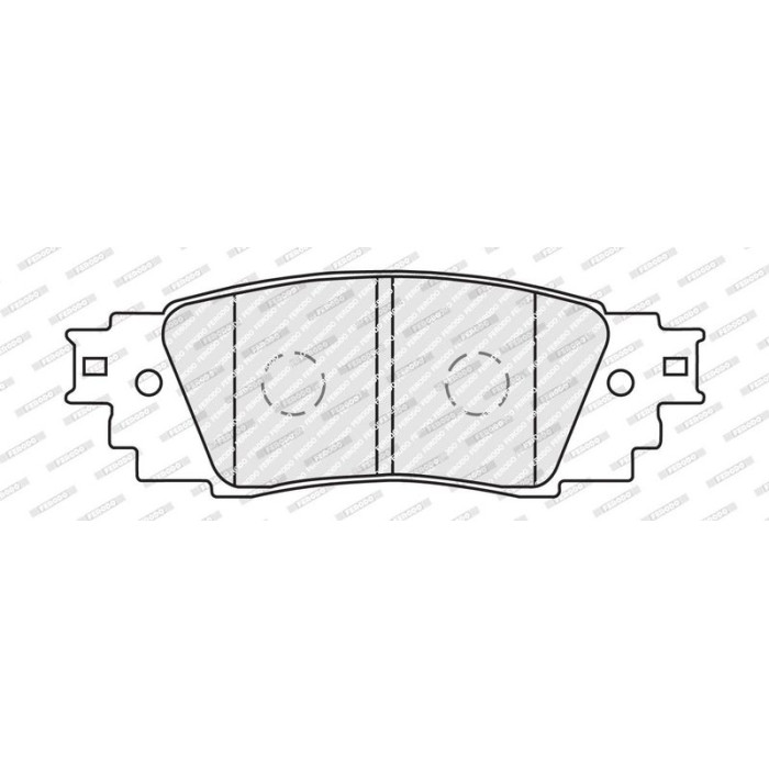 Ferodo FDB5122 Bremsbelagsatz, Scheibenbremse PREMIER ECO FRICTION Ferodo FDB5122 Bremsbelagsatz, Scheibenbremse PREMIER ECO FRICTION