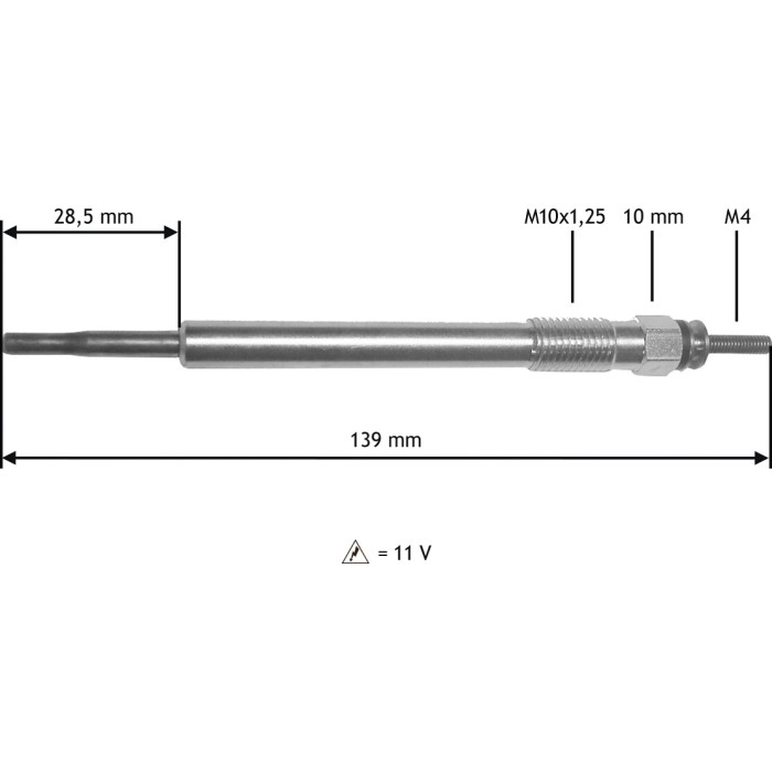 Valeo 345211 Glühkerze Valeo 345211 Glühkerze