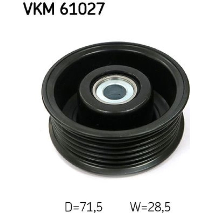 SKF VKM 61027 Umlenkrolle/Führungsrolle, Keilrippenriemen