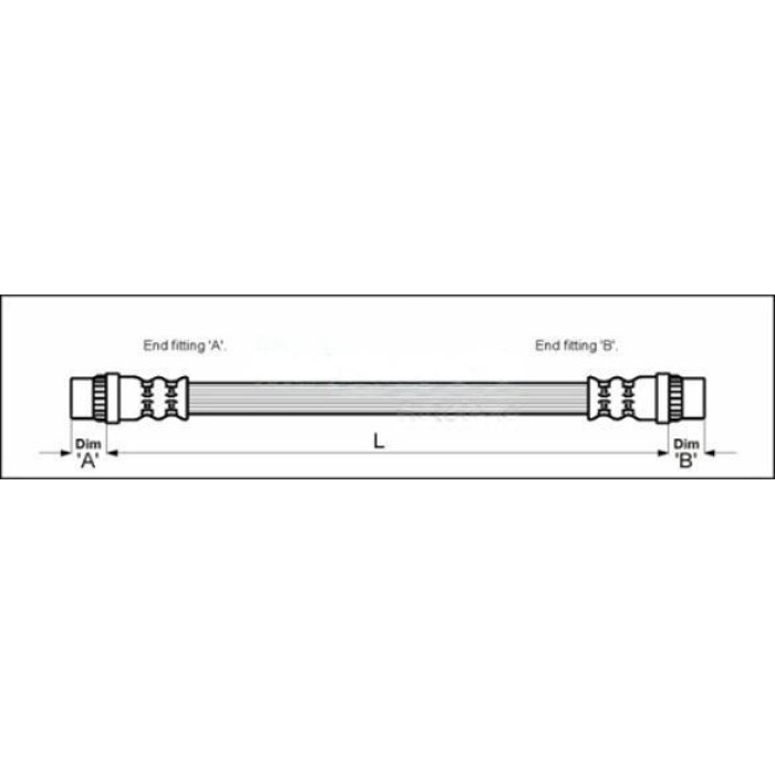 Metzger 4112146 Bremsschlauch Metzger 4112146 Bremsschlauch