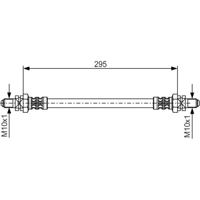 BOSCH 1 987 476 382 Bremsschlauch