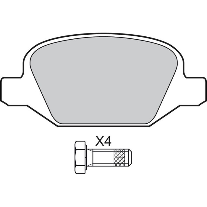 Valeo 598425 Bremsbelagsatz, Scheibenbremse Valeo 598425 Bremsbelagsatz, Scheibenbremse