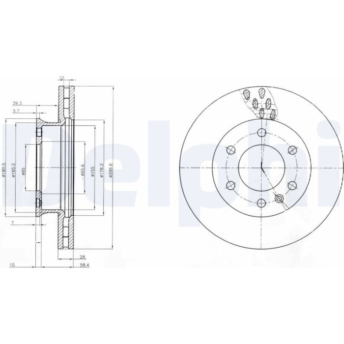 Bremsscheibe BG4032C Bremsscheibe BG4032C
