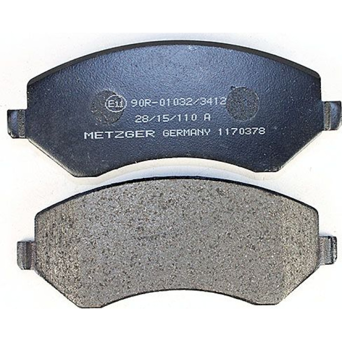 Metzger 1170378 Bremsbelagsatz, Scheibenbremse Metzger 1170378 Bremsbelagsatz, Scheibenbremse