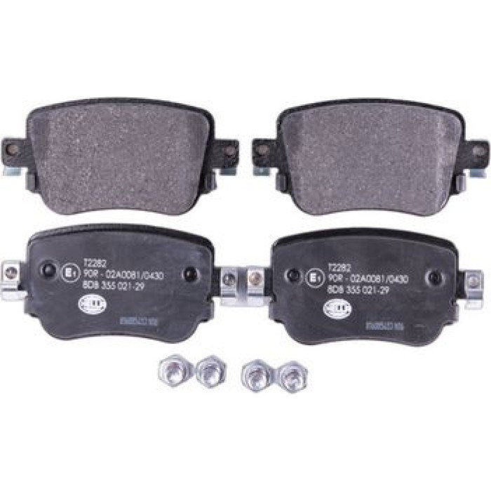 Hella 8DB 355 021-291 Bremsbelagsatz, Scheibenbremse
