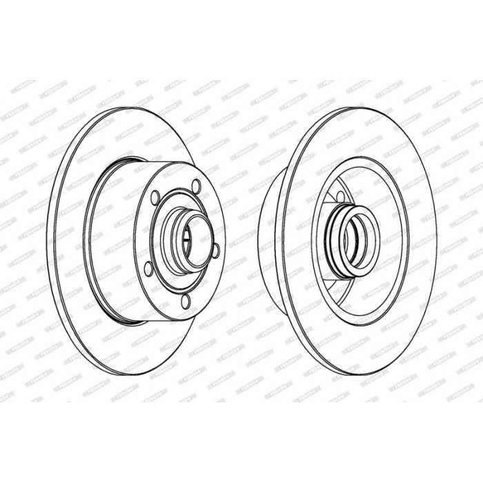 Ferodo DDF830C-1 Bremsscheibe PREMIER Coat+ disc