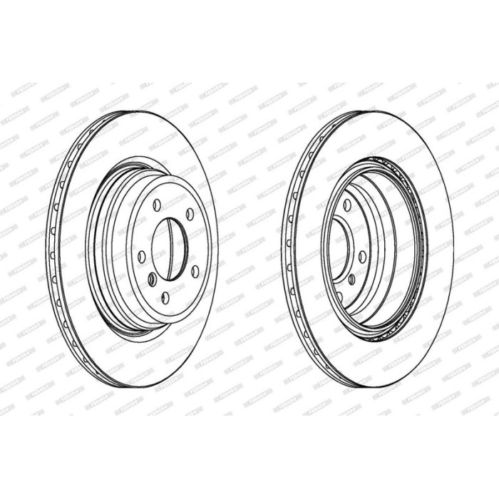 Ferodo DDF1550C-1 Bremsscheibe PREMIER Ferodo DDF1550C-1 Bremsscheibe PREMIER