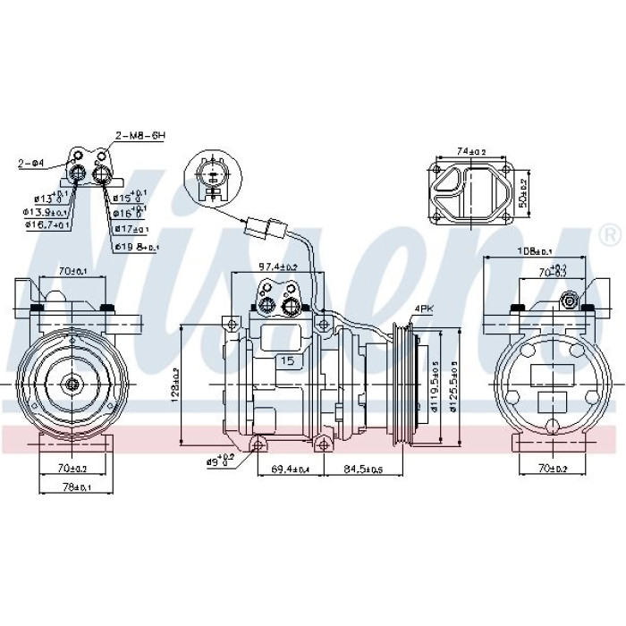 Nissens 89289 Kompressor, Klimaanlage FIRST FIT Nissens 89289 Kompressor, Klimaanlage FIRST FIT