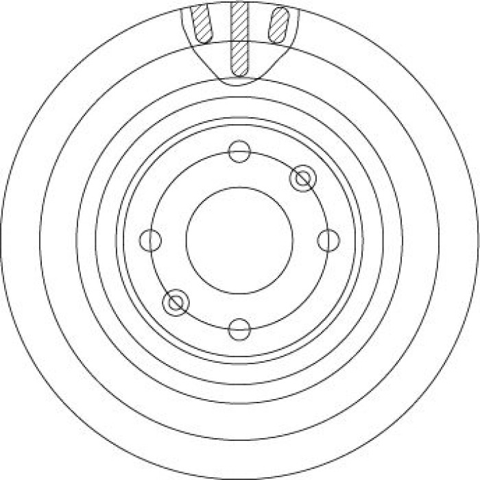 TRW DF4363 Bremsscheibe