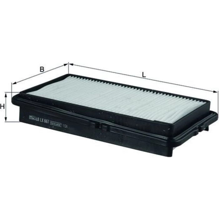 Knecht LX 667 Luftfilter Knecht LX 667 Luftfilter