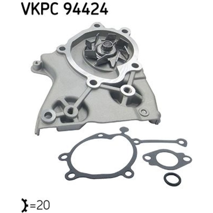 SKF VKPC 94424 Wasserpumpe SKF VKPC 94424 Wasserpumpe