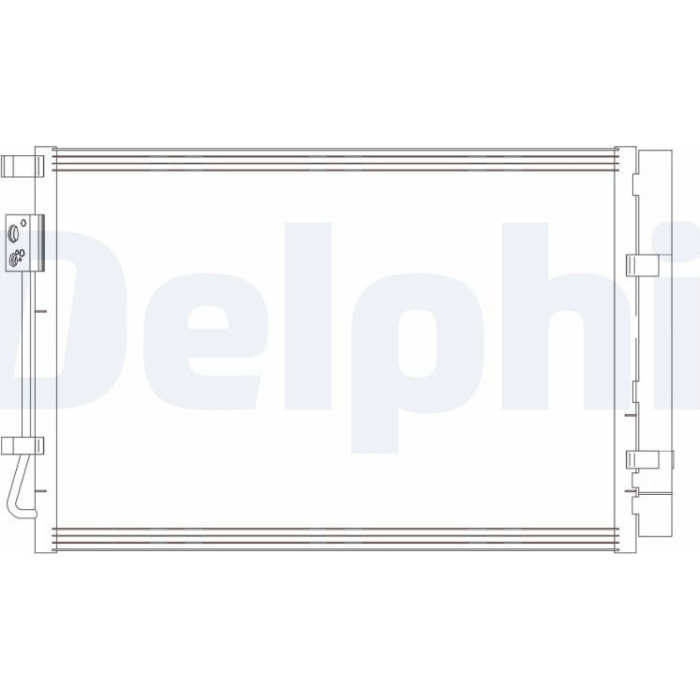 Delphi CF20414 Kondensator, Klimaanlage Delphi CF20414 Kondensator, Klimaanlage