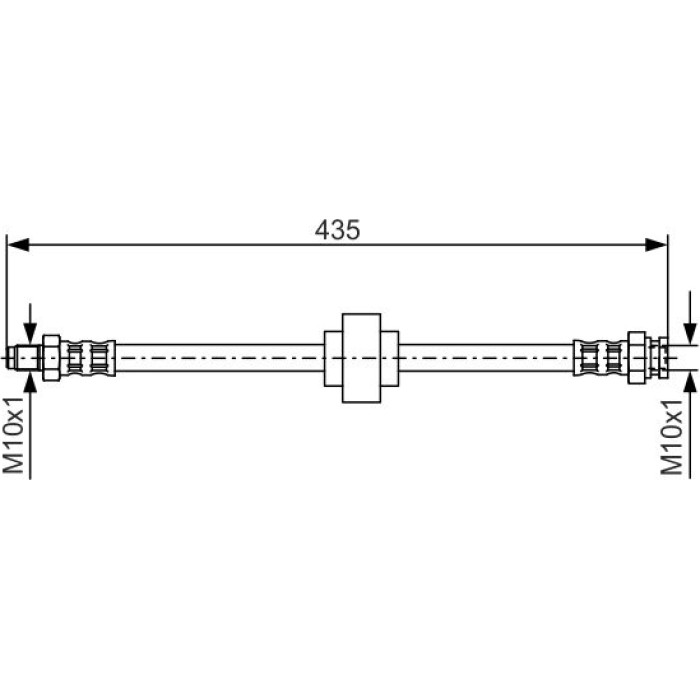 BOSCH 1 987 476 521 Bremsschlauch