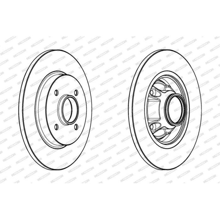 Ferodo DDF1735-1 Bremsscheibe PREMIER Ferodo DDF1735-1 Bremsscheibe PREMIER