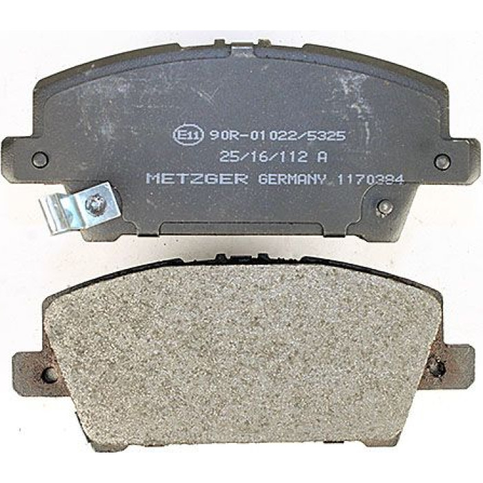 Metzger 1170384 Bremsbelagsatz, Scheibenbremse