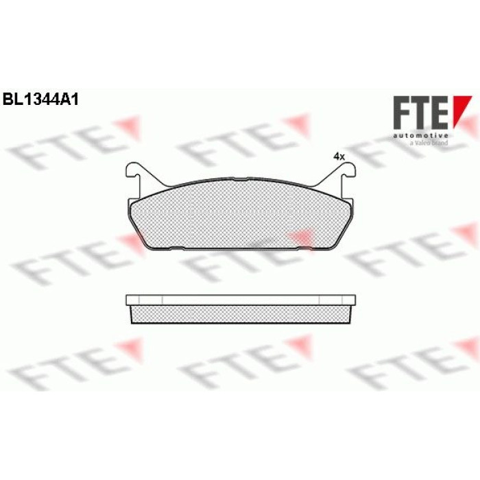 FTE 9010133 Bremsbelagsatz, Scheibenbremse FTE 9010133 Bremsbelagsatz, Scheibenbremse