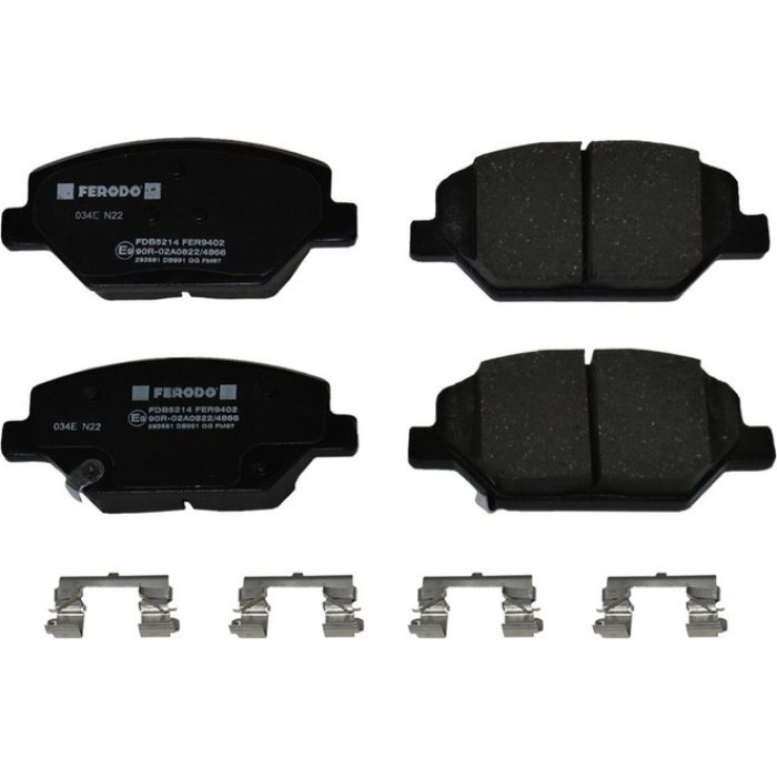 Ferodo FDB5214 Bremsbelagsatz, Scheibenbremse PREMIER ECO FRICTION Ferodo FDB5214 Bremsbelagsatz, Scheibenbremse PREMIER ECO FRICTION