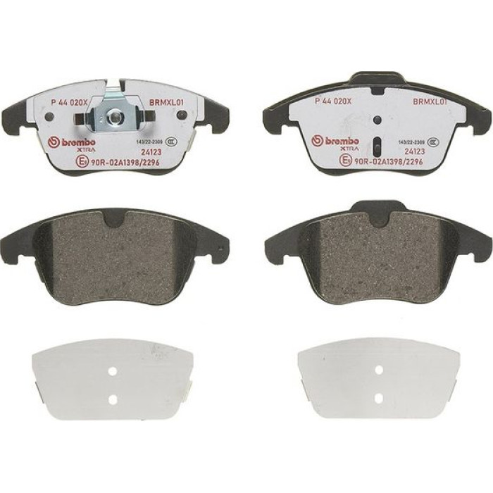 Brembo P 44 020X Bremsbelagsatz, Scheibenbremse XTRA LINE Brembo P 44 020X Bremsbelagsatz, Scheibenbremse XTRA LINE