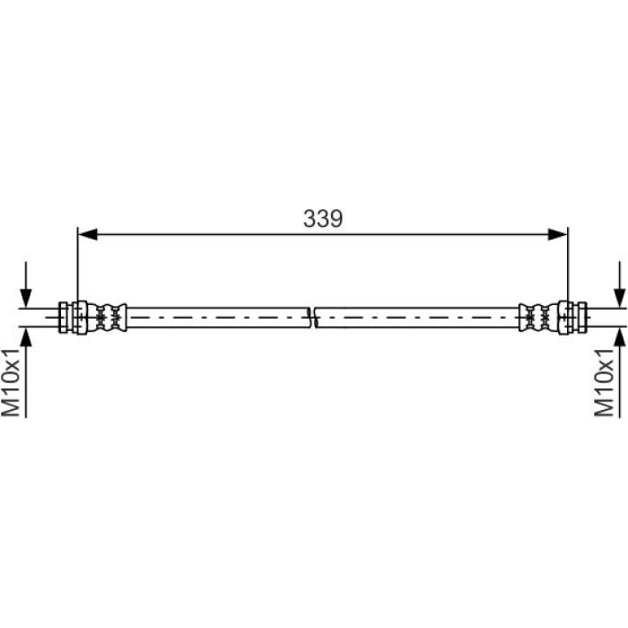 BOSCH 1 987 481 578 Bremsschlauch