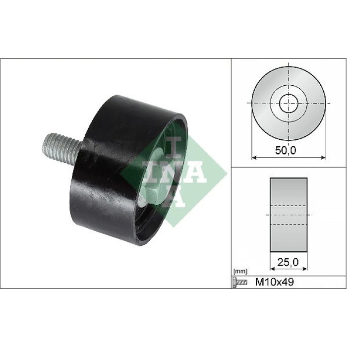 INA 532 0899 10 Umlenkrolle/Führungsrolle, Zahnriemen