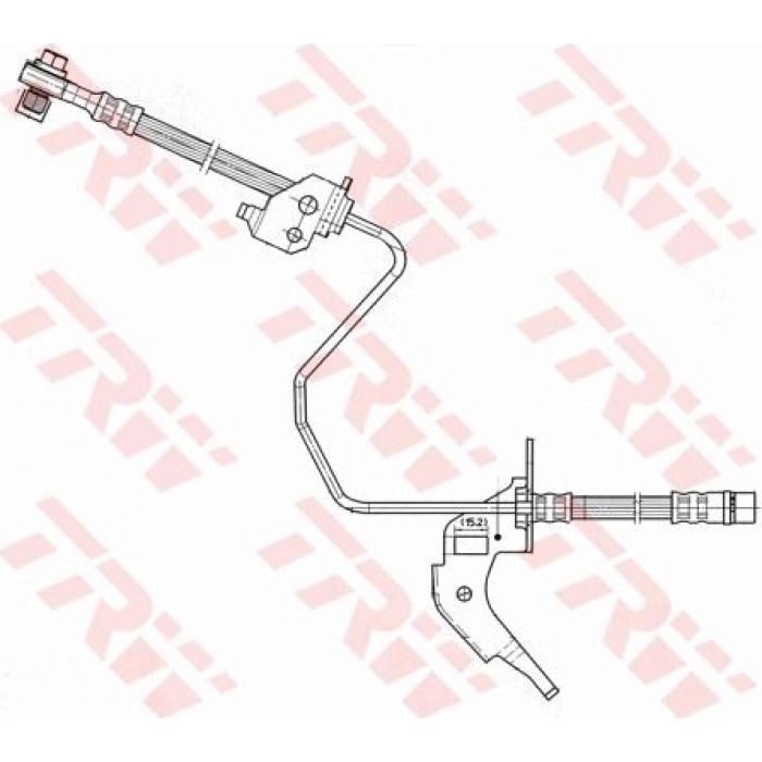 TRW PHD566 Bremsschlauch TRW PHD566 Bremsschlauch