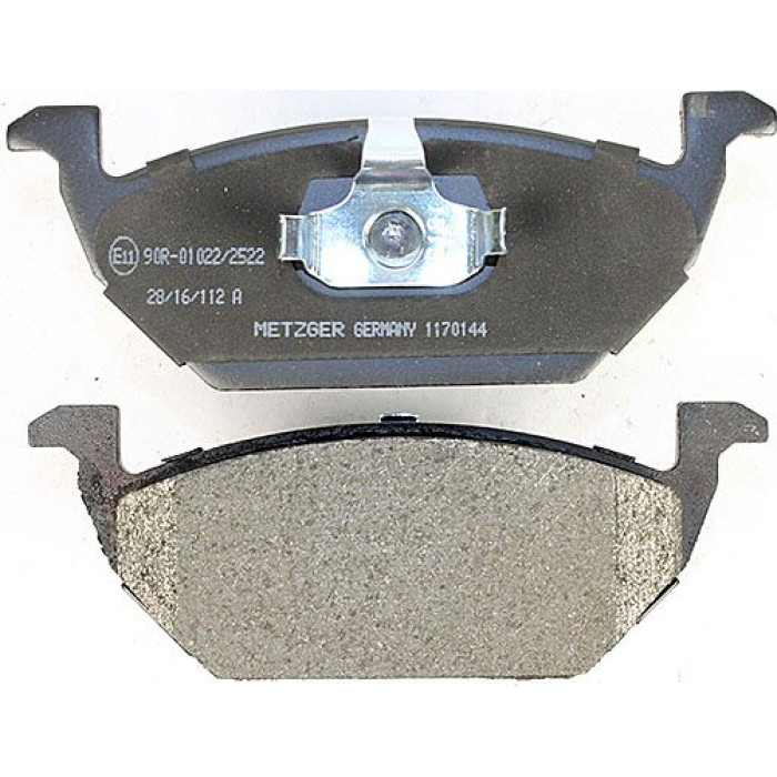 Metzger 1170144 Bremsbelagsatz, Scheibenbremse