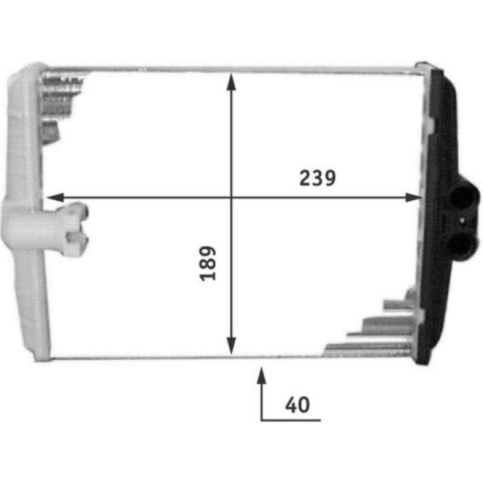 Mahle AH 107 000P Wärmetauscher, Innenraumheizung BEHR Premium Line Mahle AH 107 000P Wärmetauscher, Innenraumheizung BEHR Premium Line