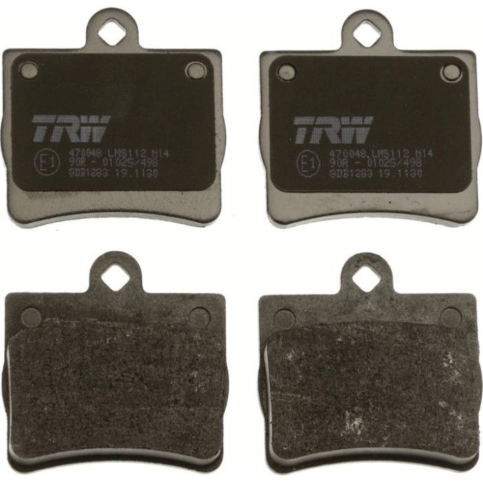 TRW GDB1283 Bremsbelagsatz, Scheibenbremse COTEC TRW GDB1283 Bremsbelagsatz, Scheibenbremse COTEC