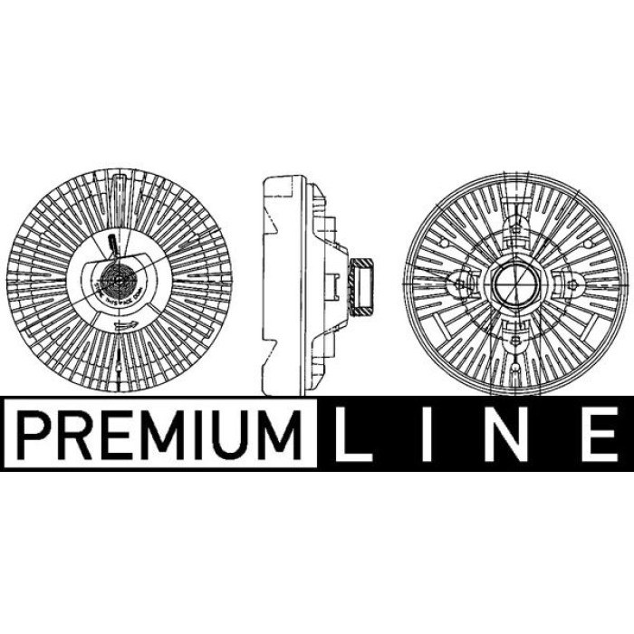 Mahle CFC 202 000P Kupplung, Kühlerlüfter BEHR Premium Line