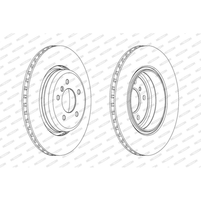 Ferodo DDF2154C-1 Bremsscheibe PREMIER Coat+ disc Ferodo DDF2154C-1 Bremsscheibe PREMIER Coat+ disc