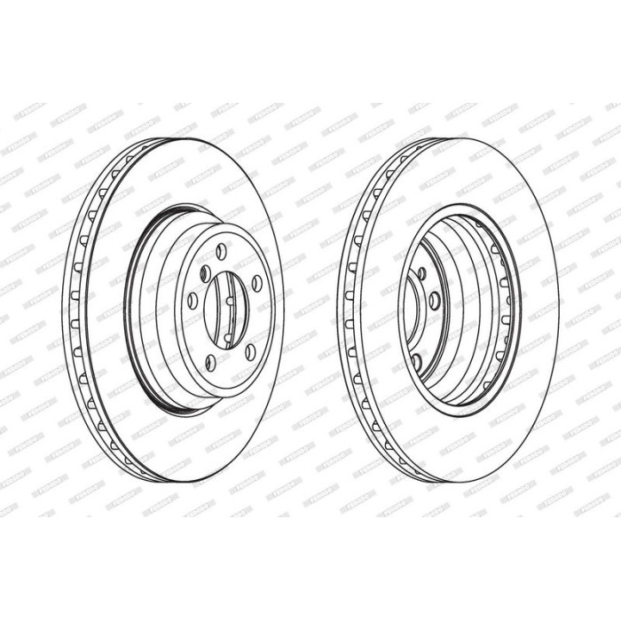 Ferodo DDF1701C-1 Bremsscheibe PREMIER Coat+ disc Ferodo DDF1701C-1 Bremsscheibe PREMIER Coat+ disc